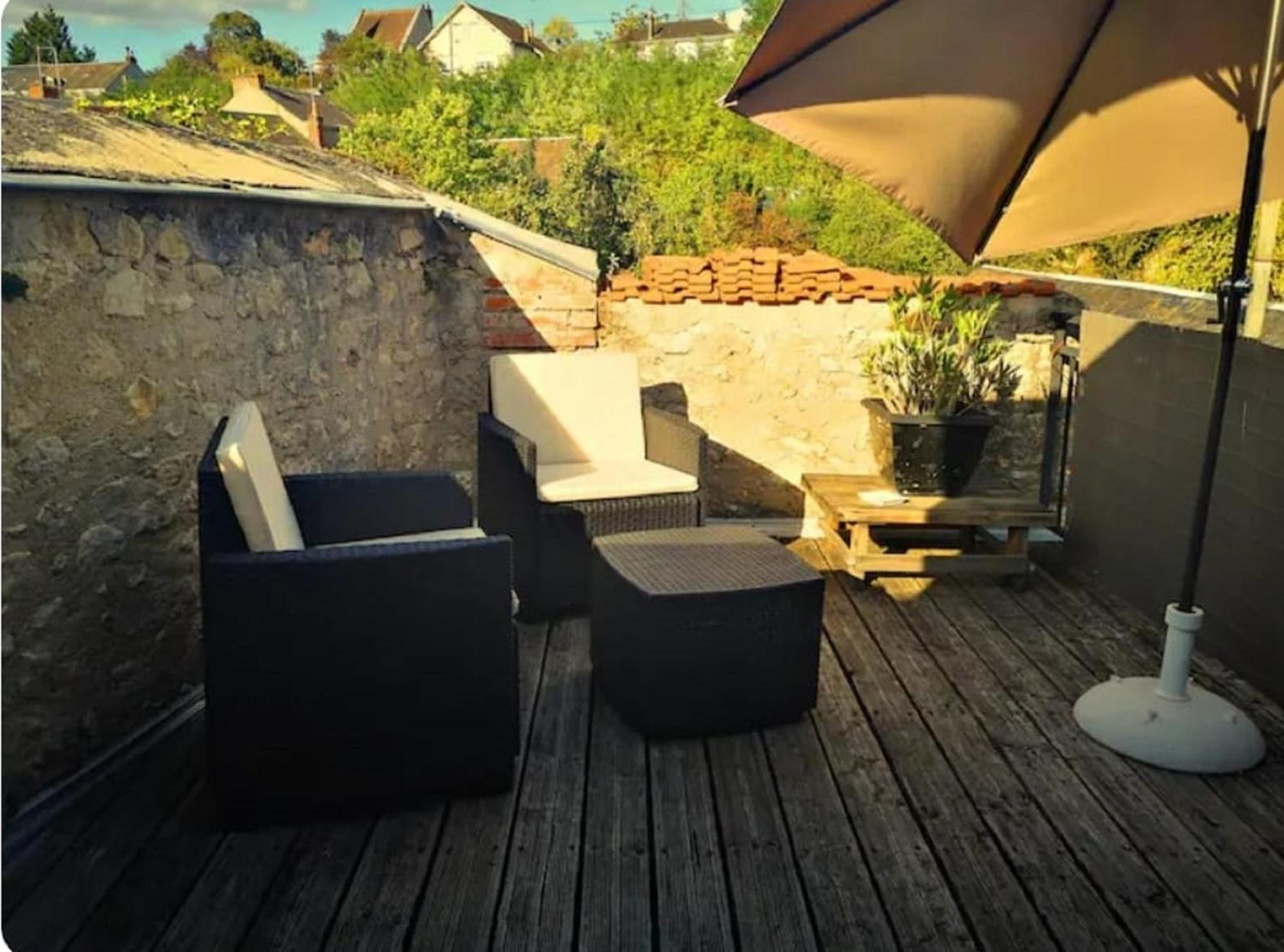 Chambres Avec Salle De Bains Et Cuisine En Centre Ville Argenton Sur Creuse Zewnętrze zdjęcie
